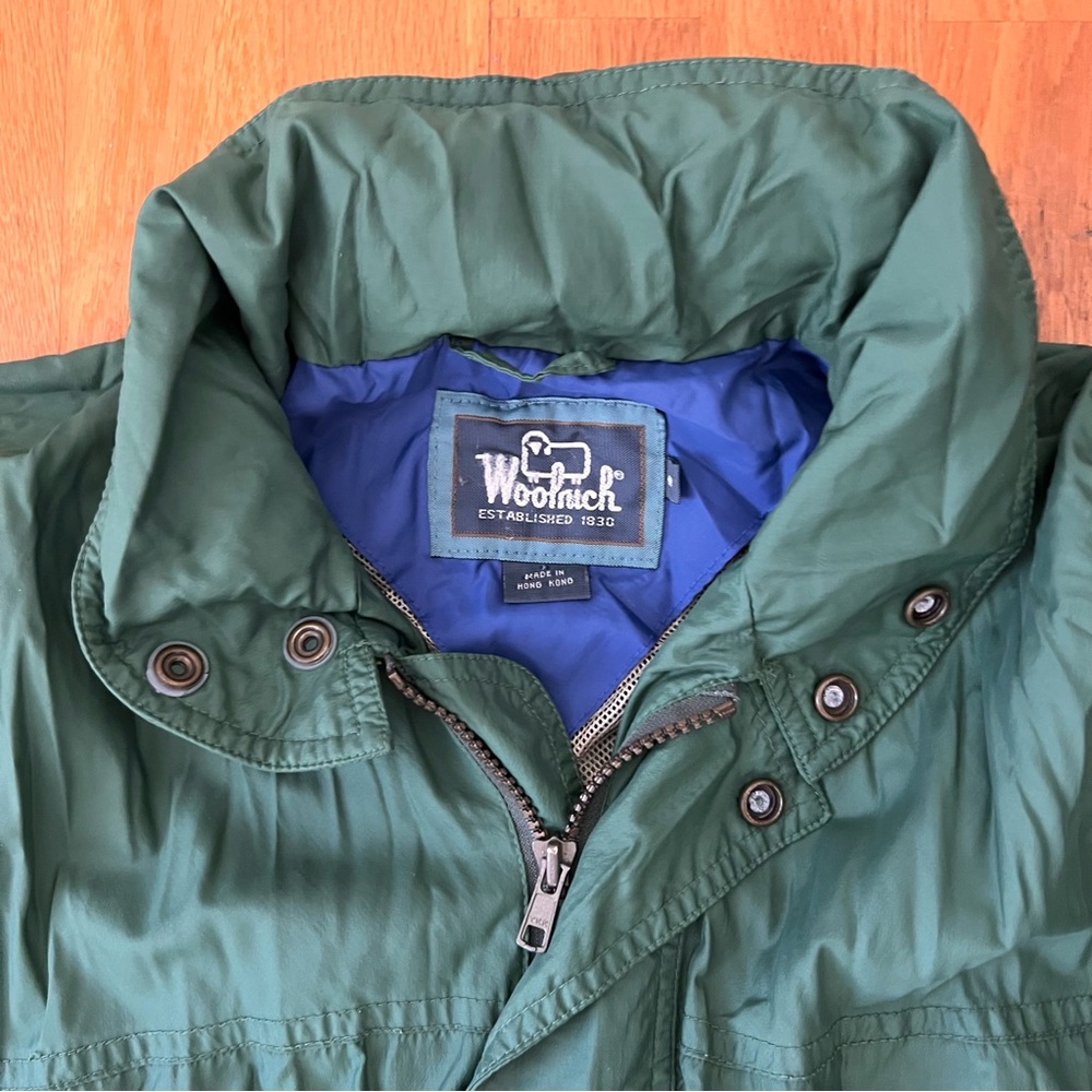 1980s Vintage Woolrich Rain Jacket S M